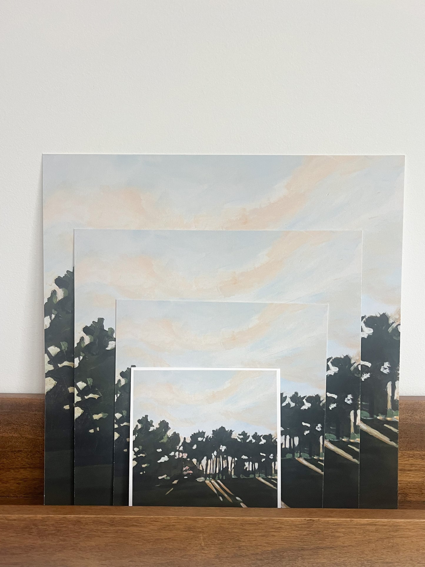 Print of Golden Hour on the Farm