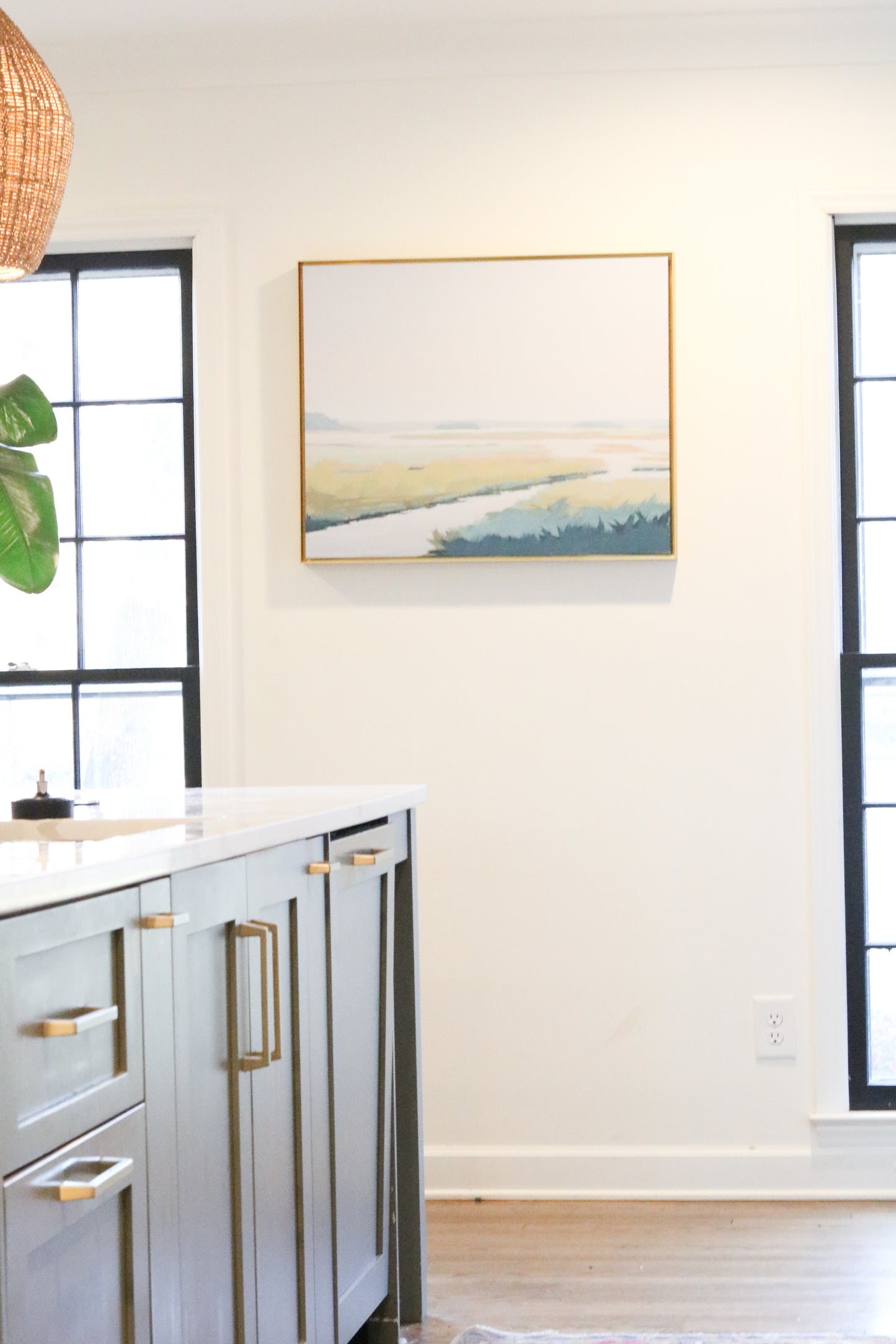 Print: Misty Greens on the Marsh