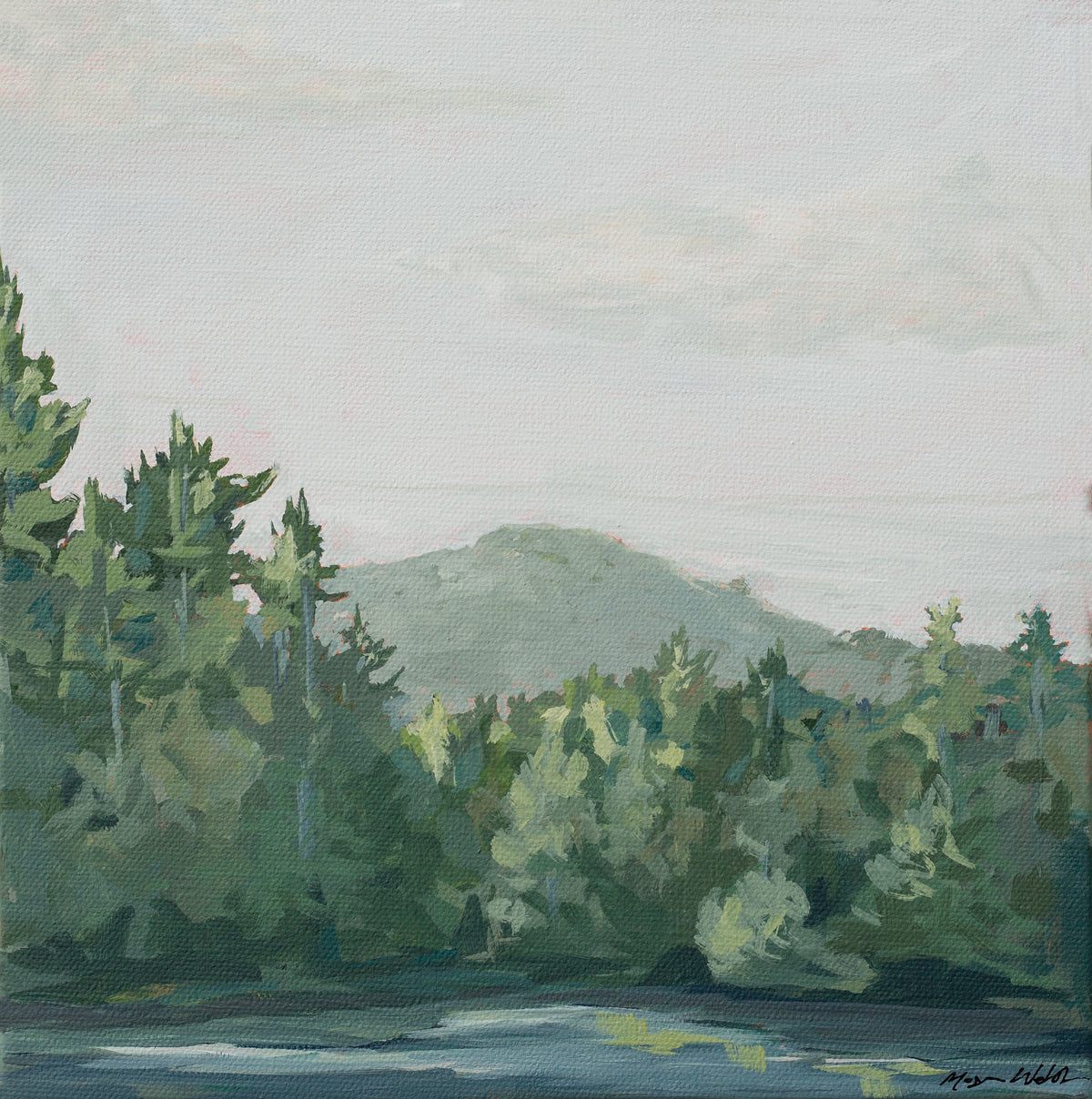 Plein Air: Whisper Lake, Sapphire, NC
