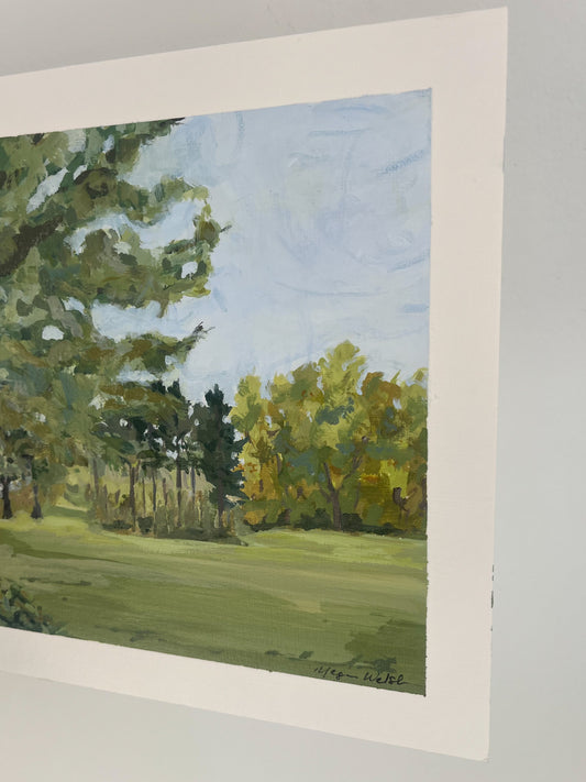 Anne Springs Close Greenway Plein Air study.