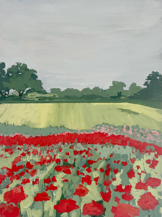 Poppies Please! Plein air painting.