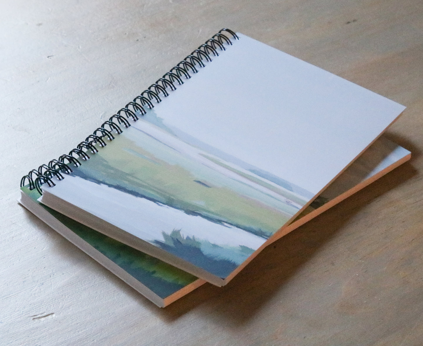 Notebook: Misty Greens on the Marsh