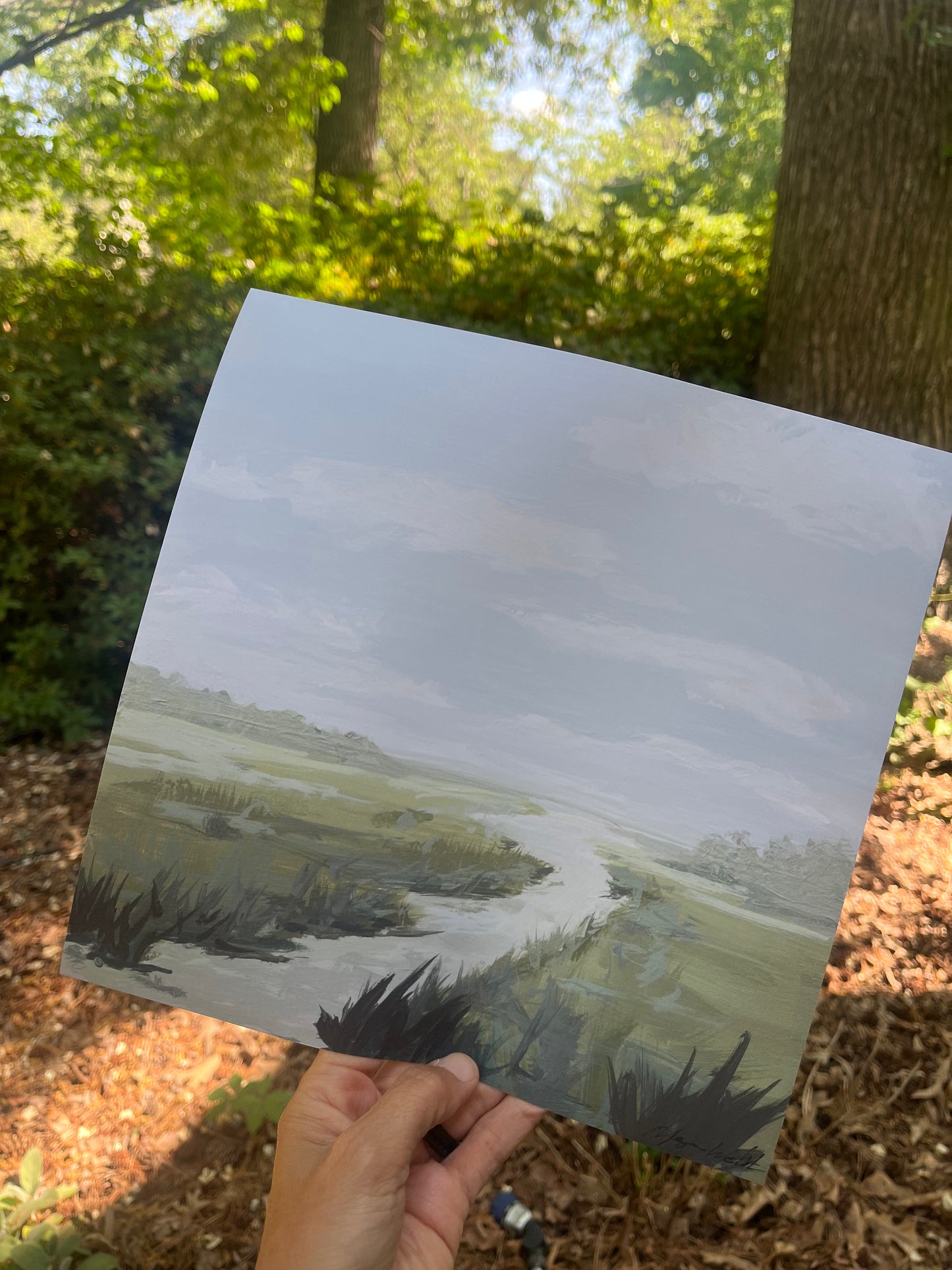 Small Soft Marsh: Print on Art Paper